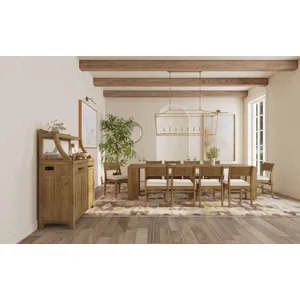 Flex Stackable Panel Chair Sandbar Oak