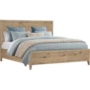 Norwich King Panel Bed Antique Oak