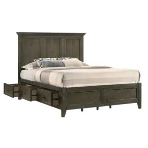 Queen Side Storage Bed Rails