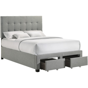 Upholstered Beds Kaycee Full HB w/FB DRW Box