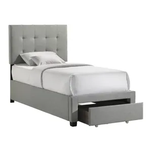 Upholstered Beds Kaycee Twin HB w/FB DRW Box