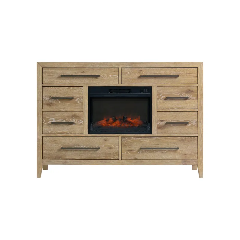 Norwich Gentleman's Chest w/Heater Antique Oak