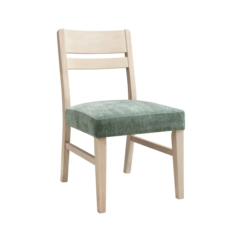 West End Ladder Chair Sage Green Natural