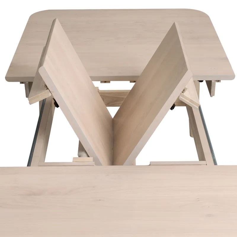 West End Spindle Leg Table Natural