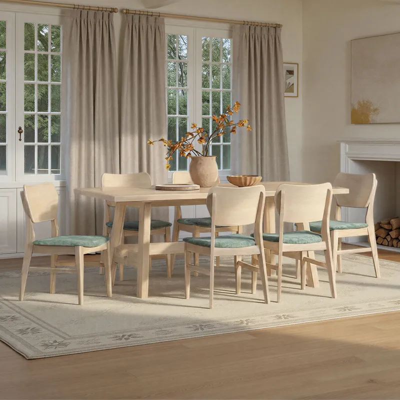 West End Lodge Trestle Table Natural