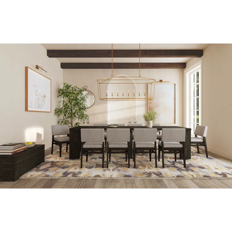 Flex Dining " Leaves Reclaimed Chevron