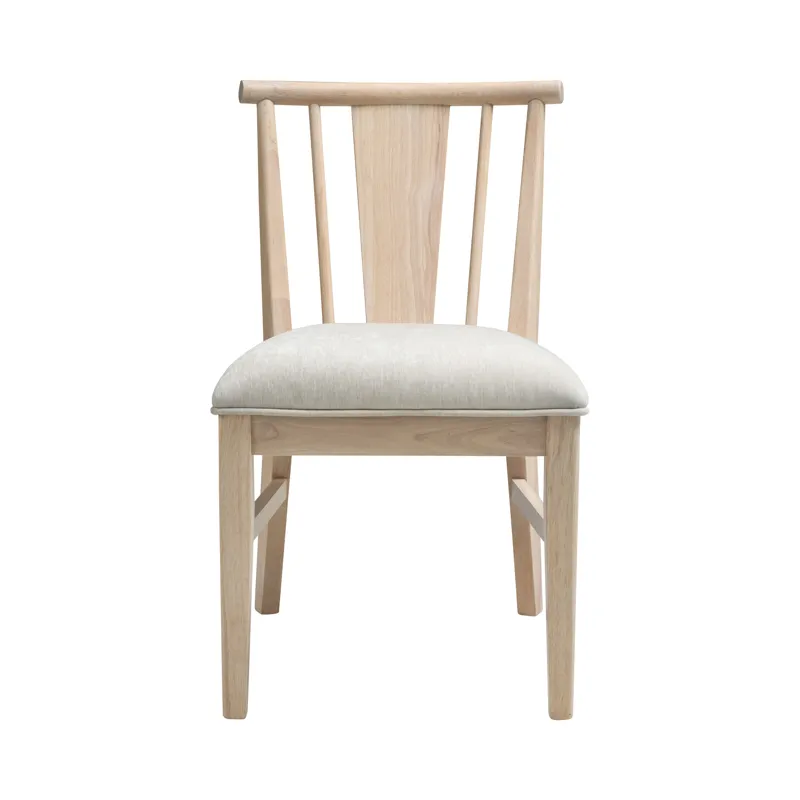 West End Spindle Chair Ivory Natural