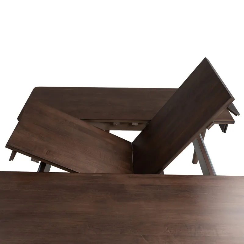 West End Spindle Leg Table Saddle Brown