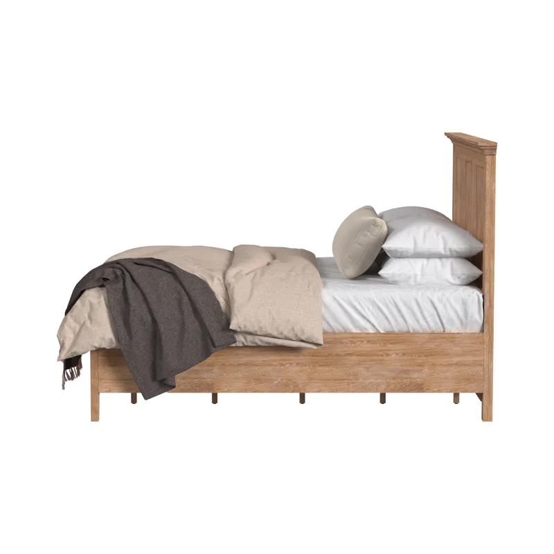 San Mateo Queen Storage Bed Wheat