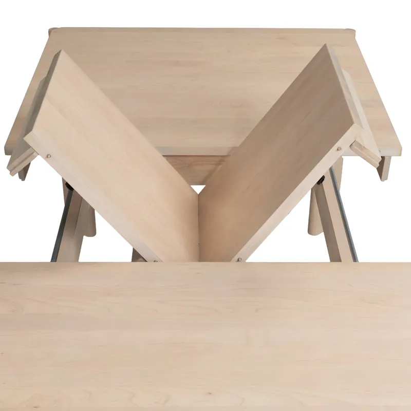 West End Fin Leg Butterfly Table Natural