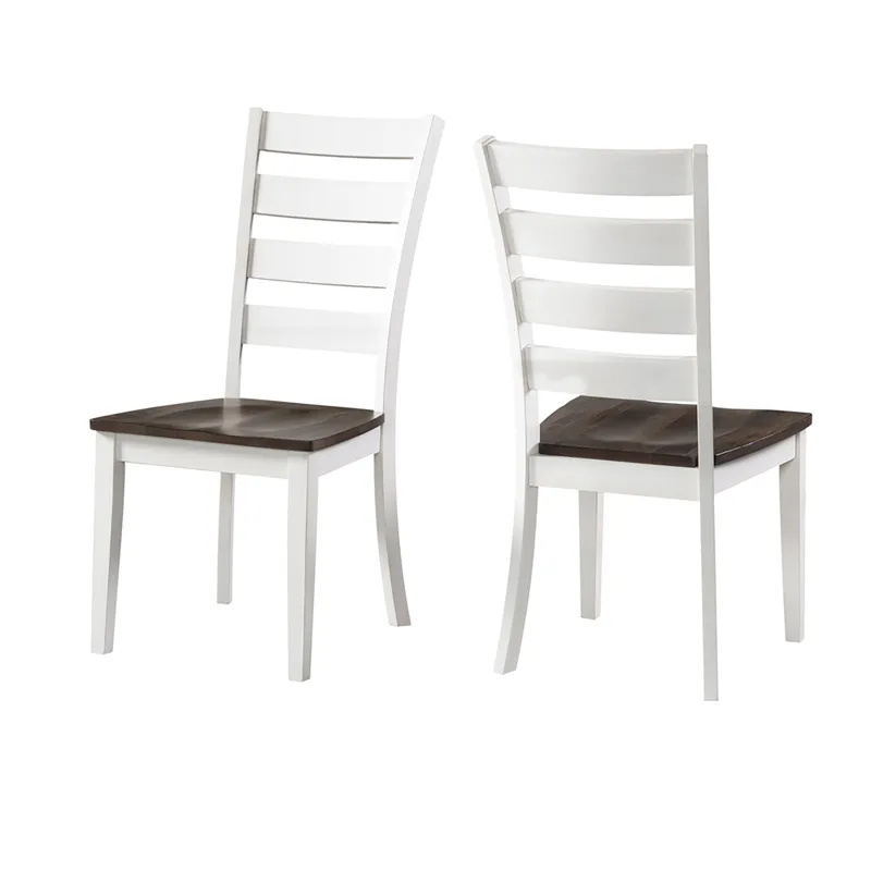 Kona Ladder Chair Gray and White