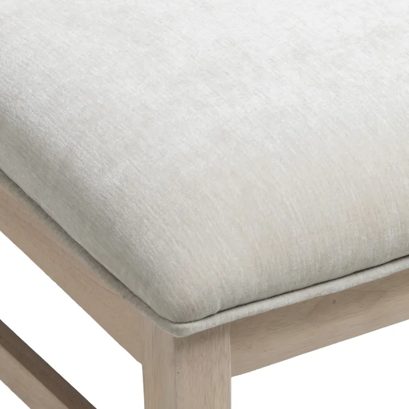 West End Parson Chair Ivory Natural
