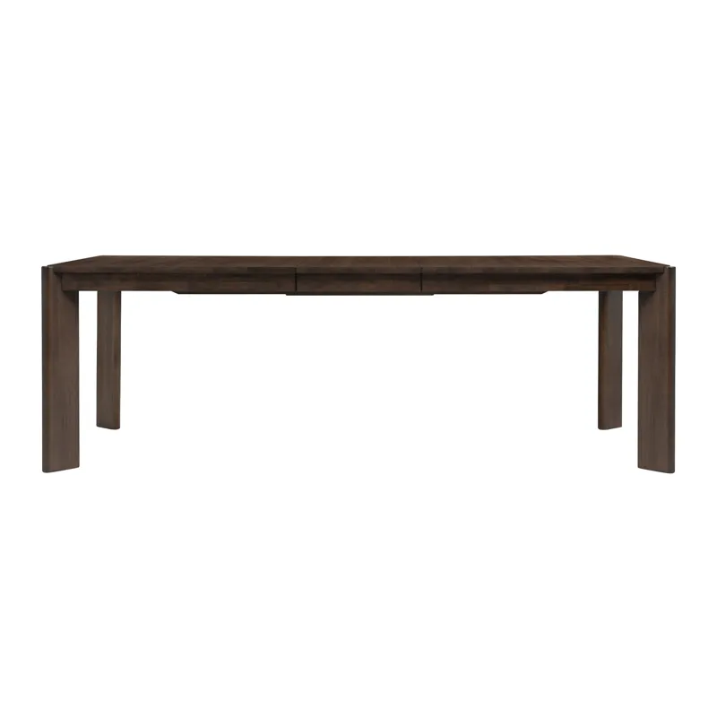 West End Fin Leg Butterfly Table Saddle Brown