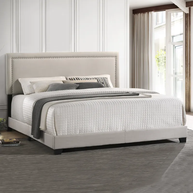 Zion Upholstered King Bed