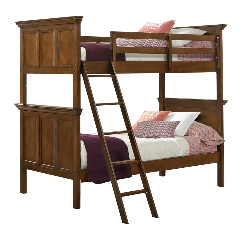 San Mateo Youth Twin over Twin Bunk Bed Tuscan