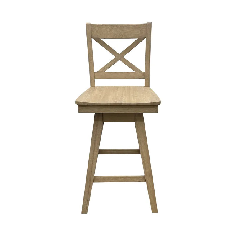 Wooden Barstools Wooden Barstool w Back Natural