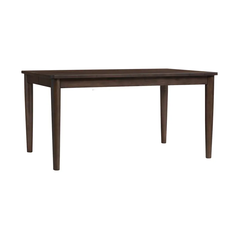 West End Spindle Leg Table Saddle Brown