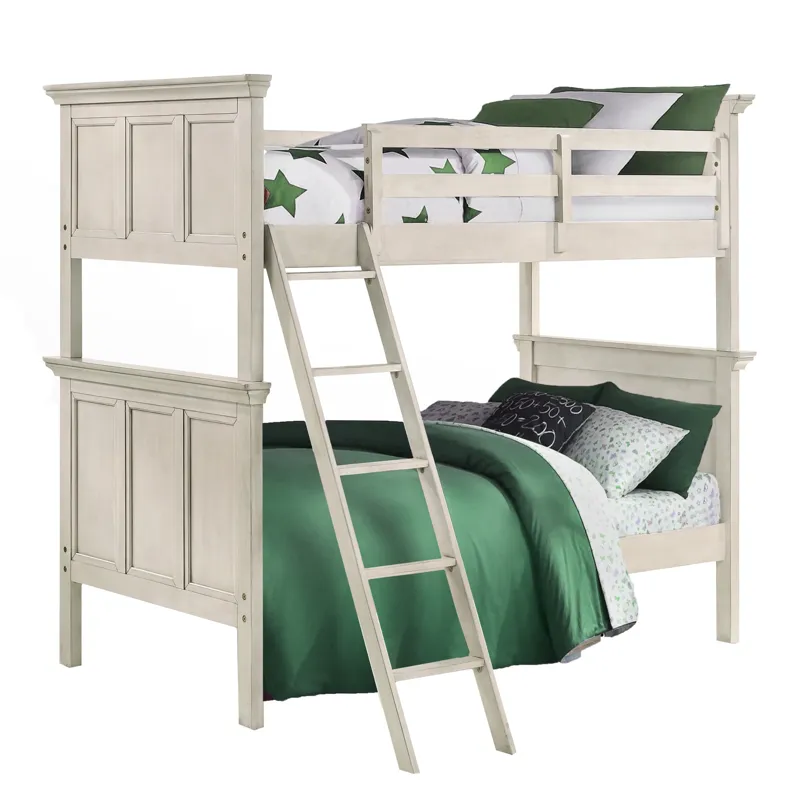 San Mateo Youth Twin over Twin Bunk Bed Rustic White