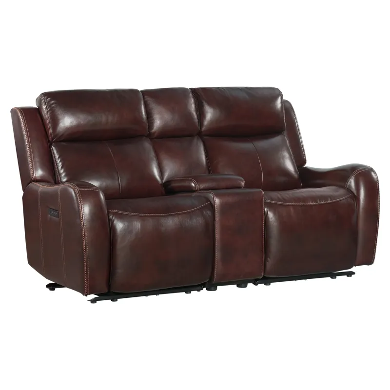 Wainwright Dual-Power Loveseat Reddish Brown