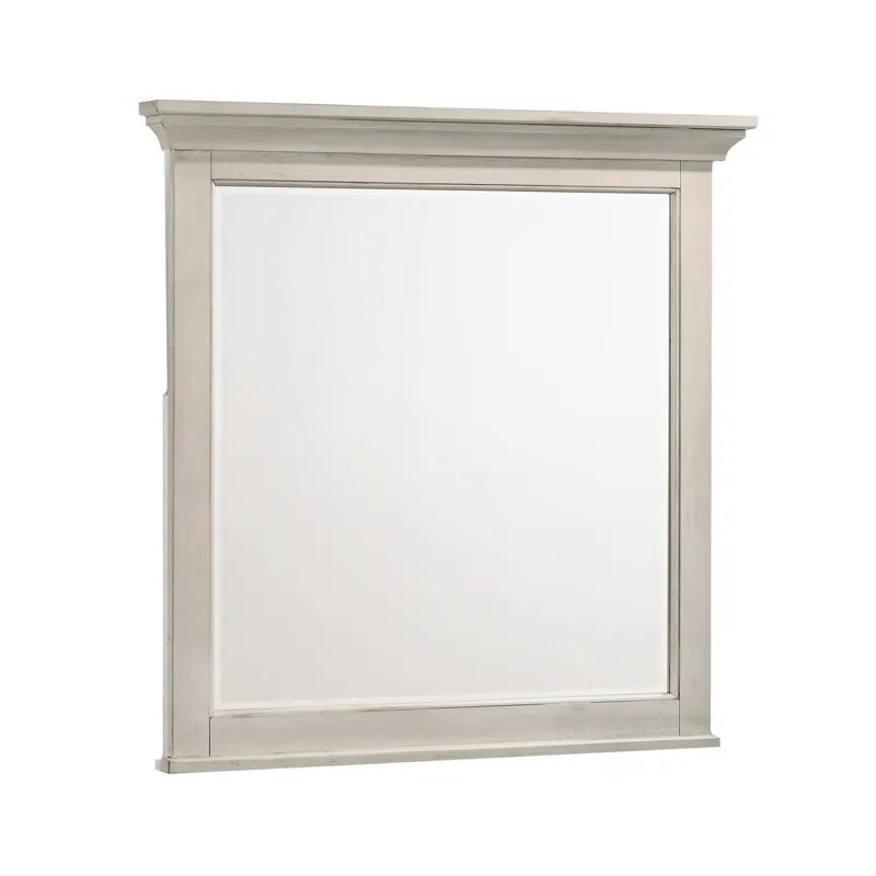 San Mateo Youth Mirror Rustic White