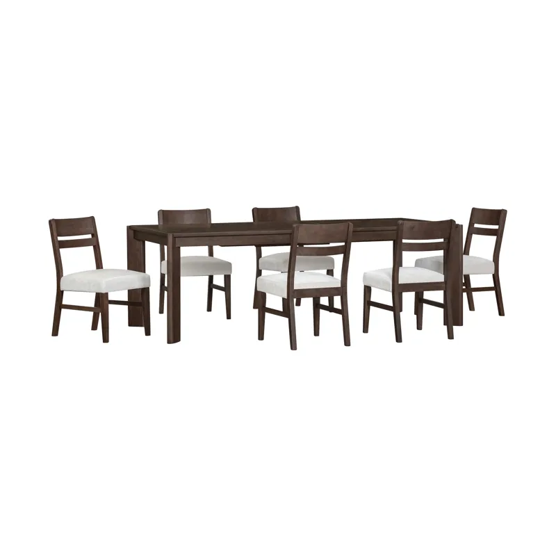 West End Ladder Chair Ivory Saddle Brown