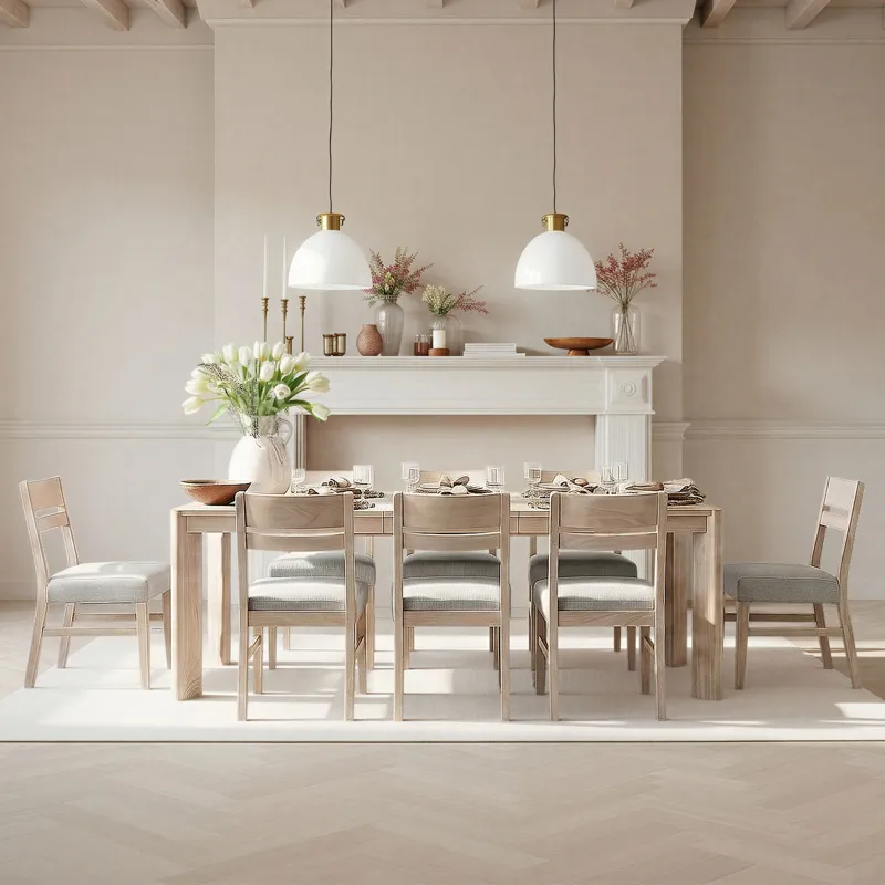 West End Ladder Chair Ivory Natural