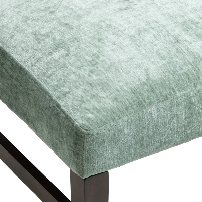 West End Ladder Chair Sage Green Saddle Brown