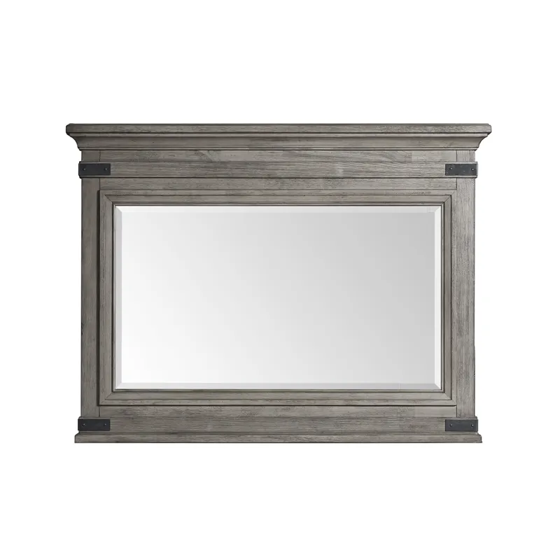 Forge Mirror Brushed Steel