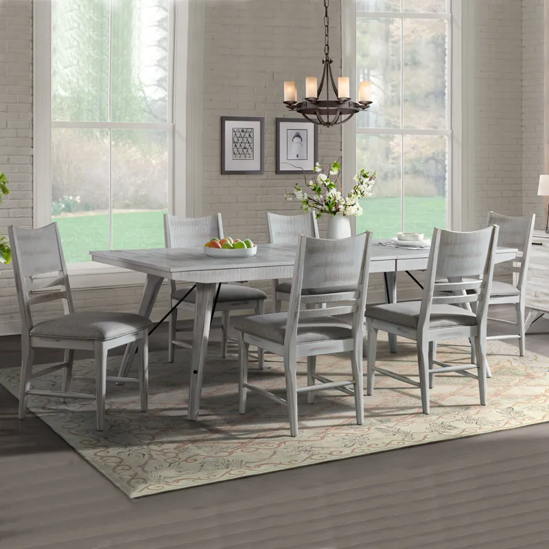 Modern Rustic Trestle Table