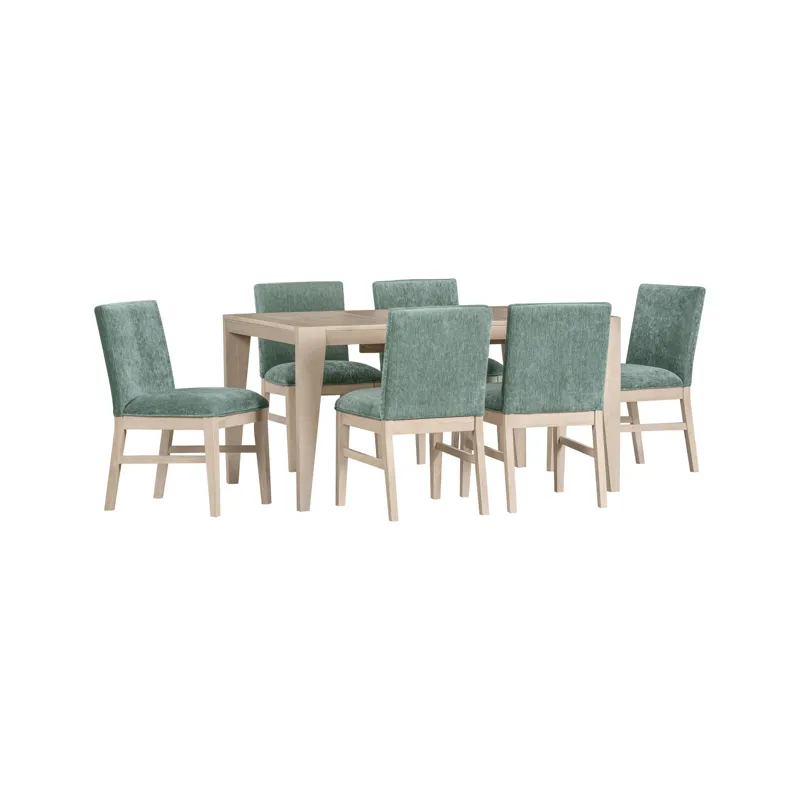 West End Parson Chair Sage Green Natural