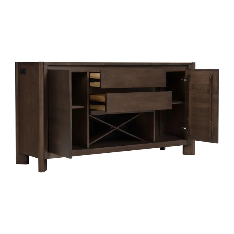 West End Sideboard Saddle Brown