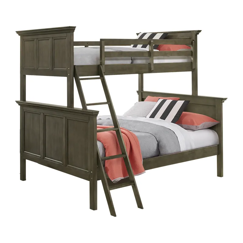 San Mateo Youth Twin over Full Bunk Bed Gray