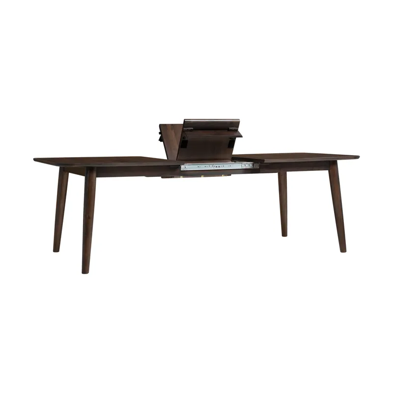West End Spindle Leg Table Saddle Brown