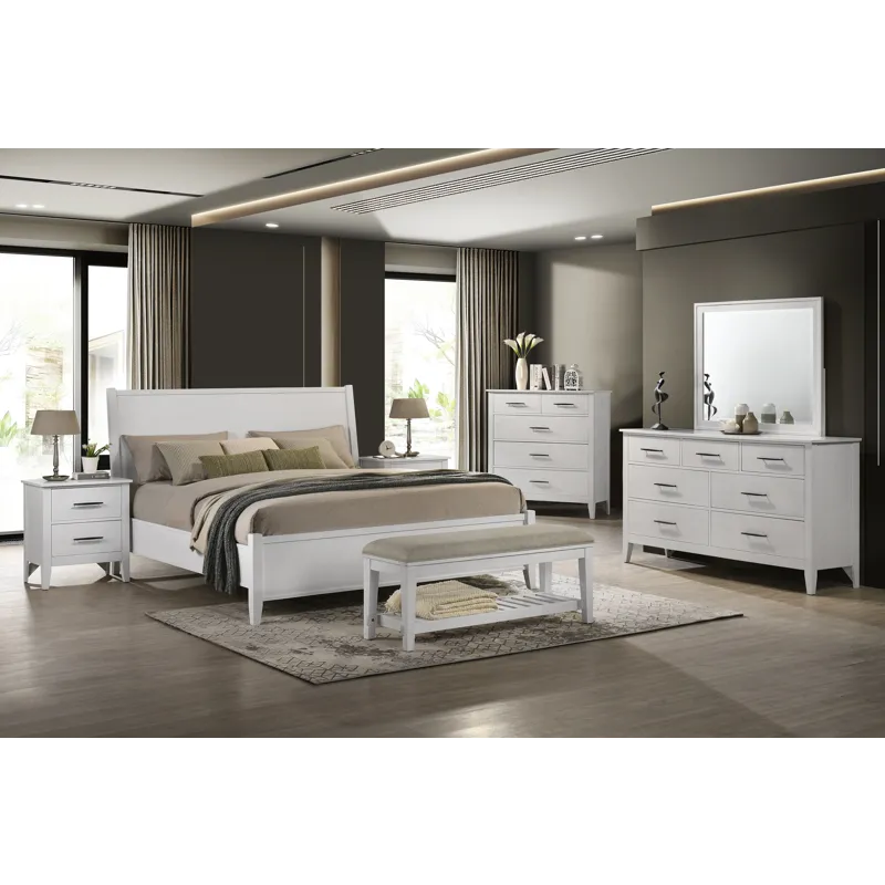 Andover Mirror White