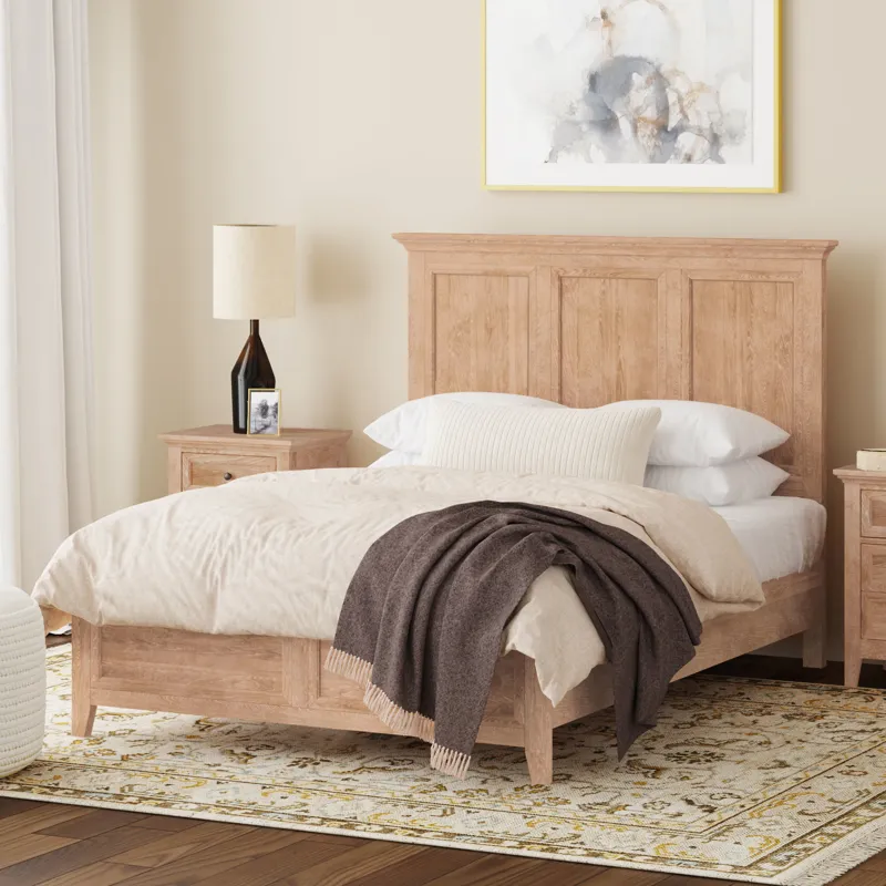 San Mateo Queen Standard Bed Wheat