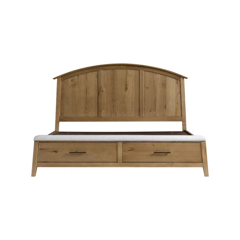 Jackson King Bed w-Storage Footboard