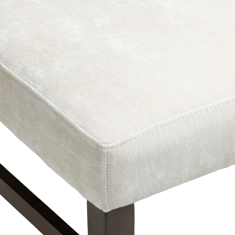 West End Ladder Chair Ivory Saddle Brown