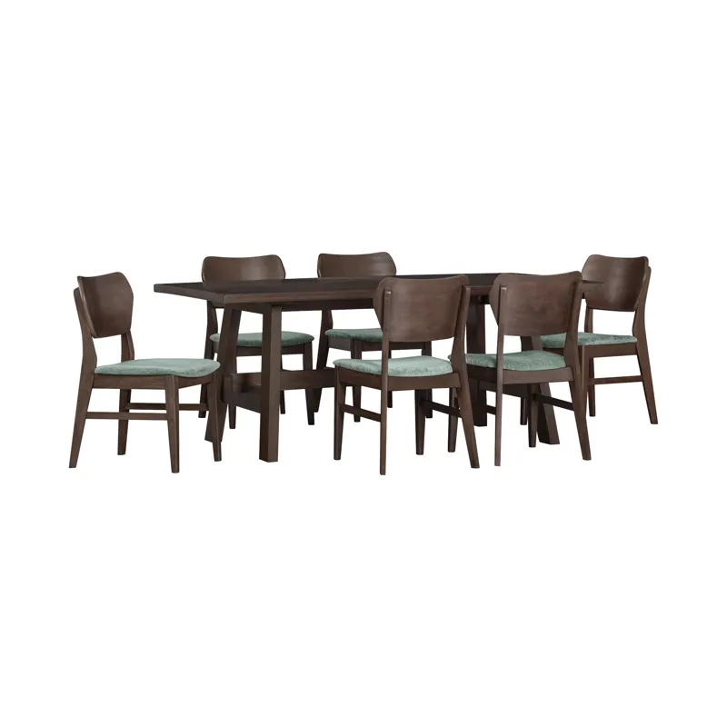 West End Lodge Trestle Table Saddle Brown