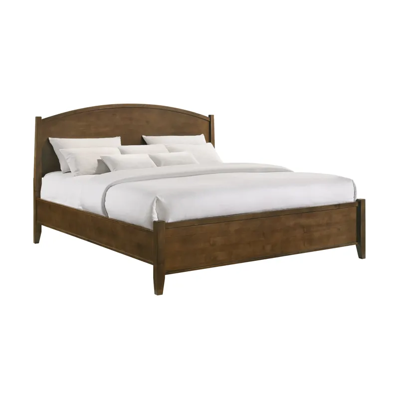 Andover King Arched Bed Walnut