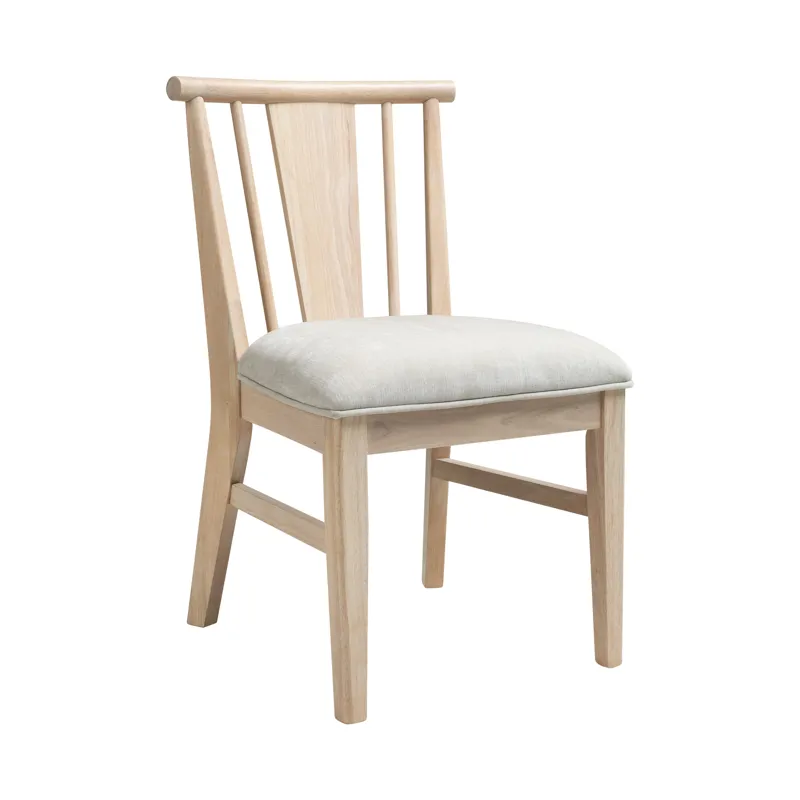 West End Spindle Chair Ivory Natural