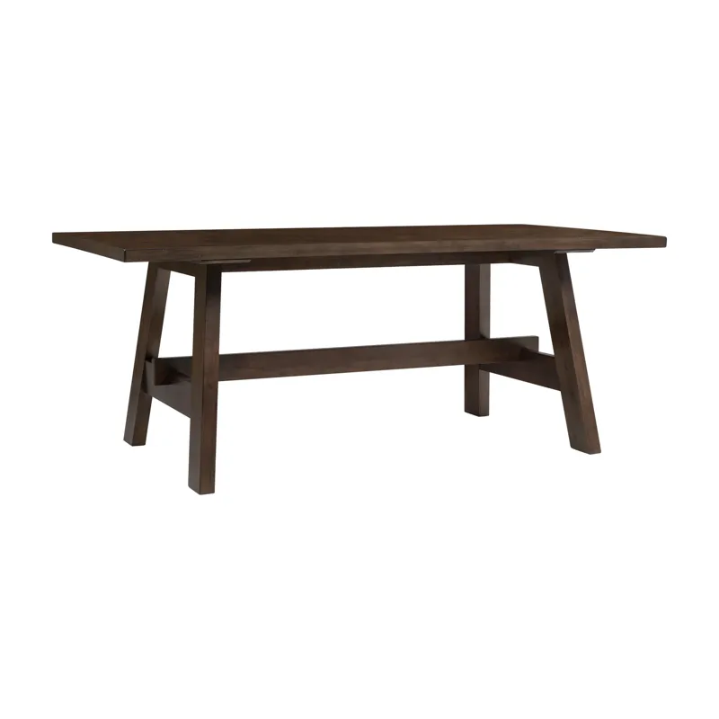 West End Lodge Trestle Table Saddle Brown