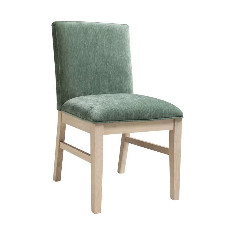West End Parson Chair Sage Green Natural