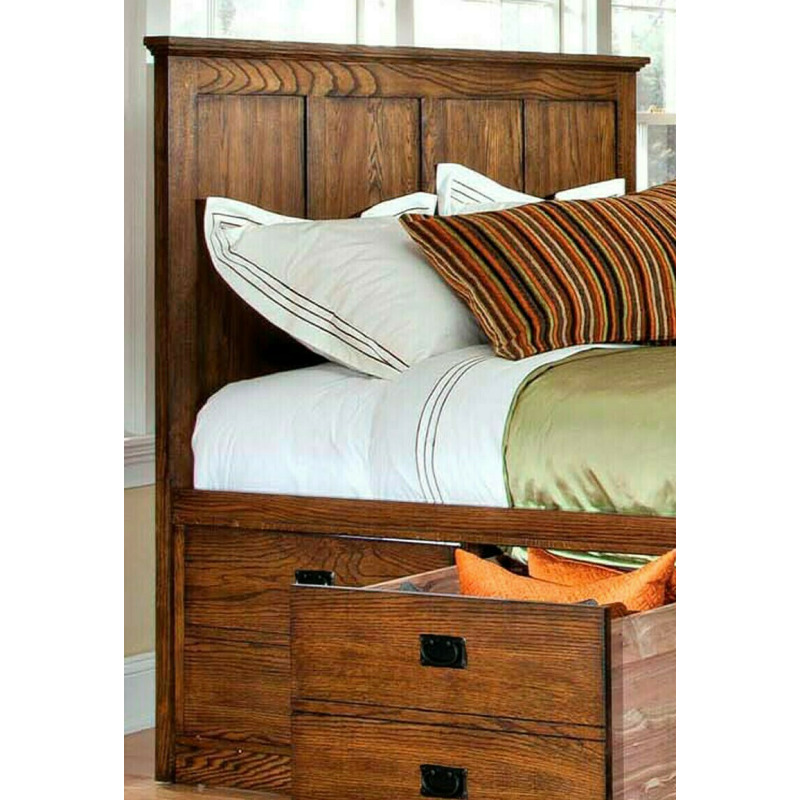 Oak Park King Panel Headboard OPBR5850KSMISHB by Intercon at Old