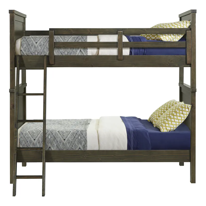 Tahoe Youth Twin over Twin Bunk Bed River Rock