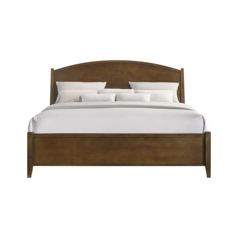 Andover King Arched Bed Walnut