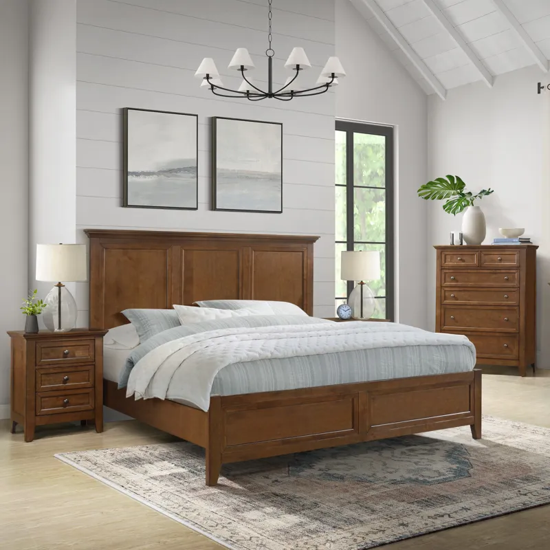 San Mateo Queen Standard Bed Tuscan