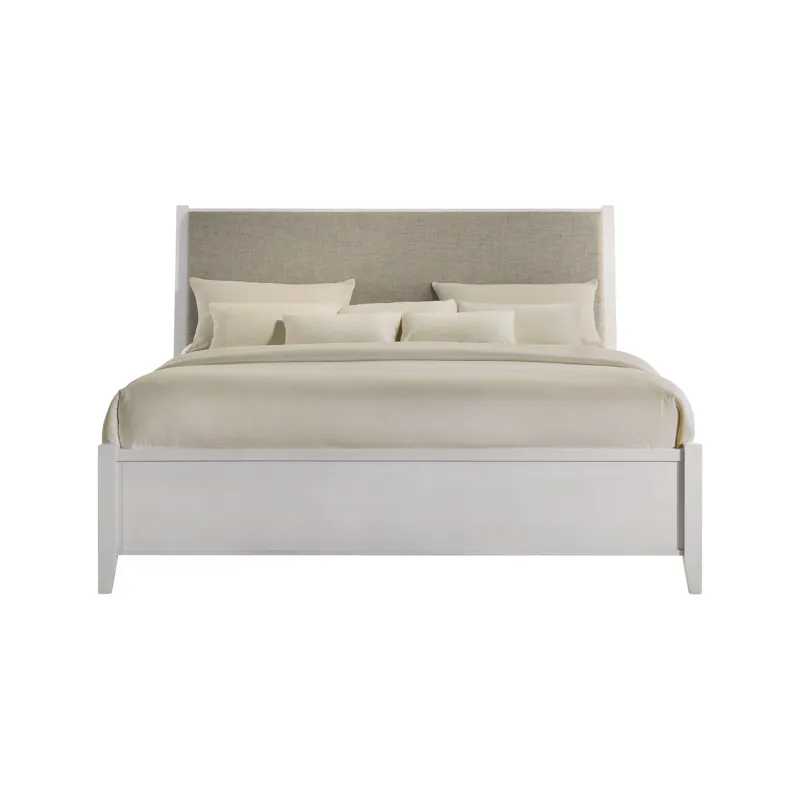 Andover King Uph Bed White