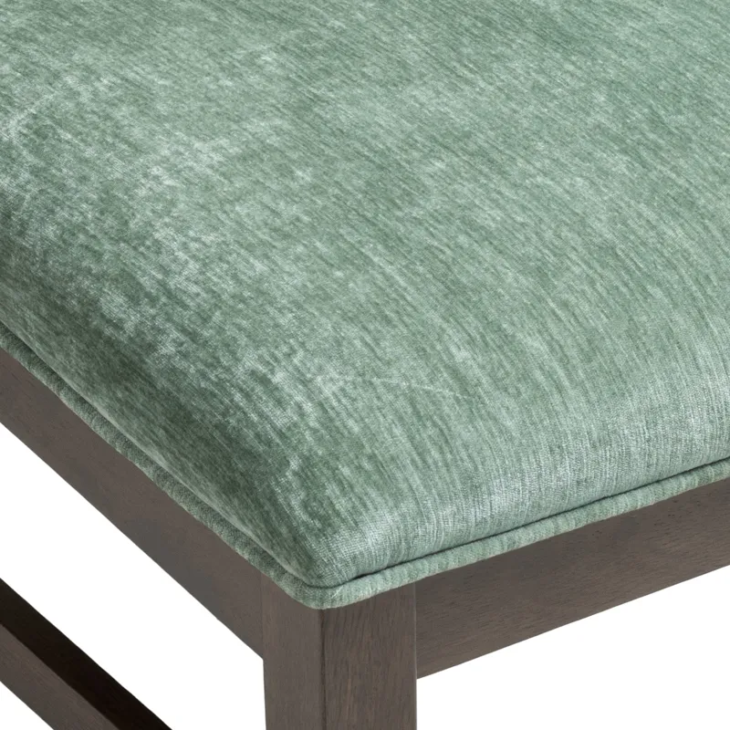 West End Parson Chair Sage Green Saddle Brown