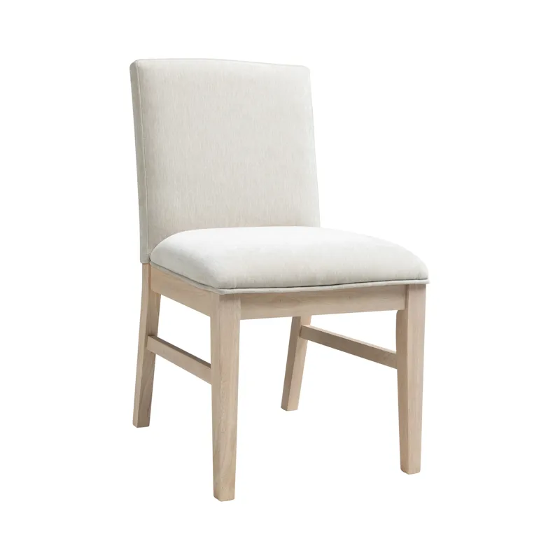 West End Parson Chair Ivory Natural