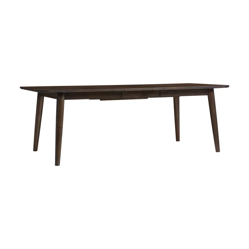 West End Spindle Leg Table Saddle Brown